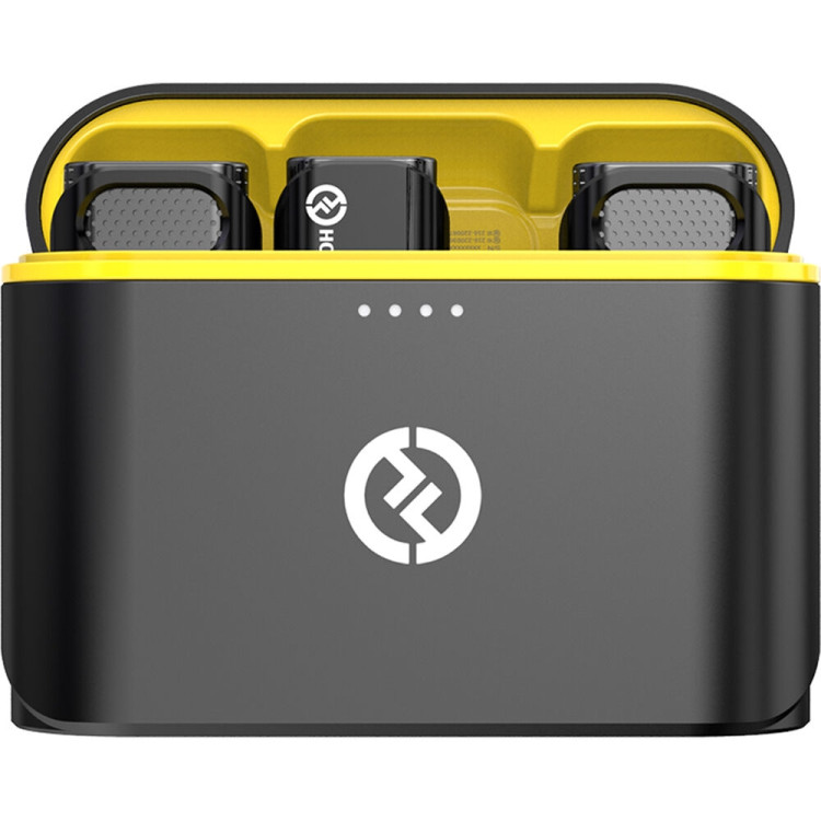 Microfone de lapela sem fio Hollyland Lark C1 Duo (duplo) para iOS Lightining