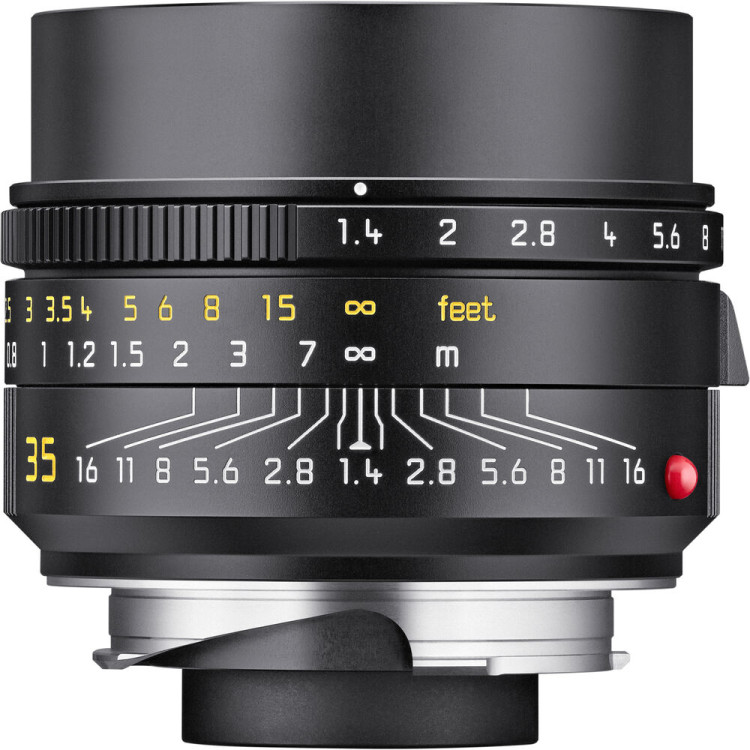 Objetiva Leica Summilux-M 35mm f1.4 ASPH. (Preta, Versão 2022)
