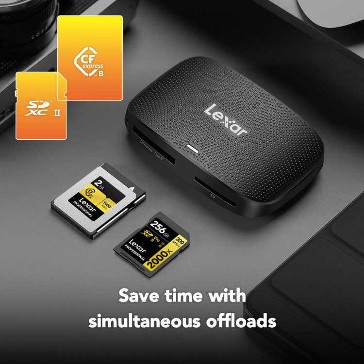 Leitor de cartão de memória Lexar Professional CFexpress Tipo B e SD