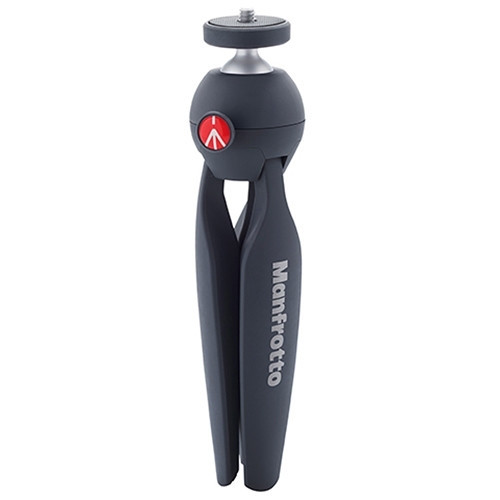 Tripé de mesa Manfrotto PIXI com suporte smartphone (MKPIXICLMII-BK)