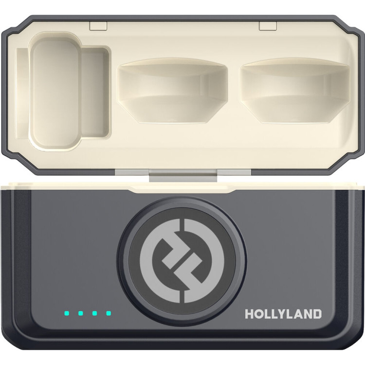 Microfone de lapela sem fio Hollyland Lark M2 Duo Combo (duplo)