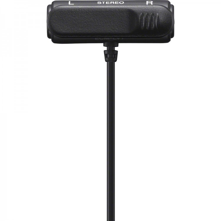 Microfone de lapela Sony ECM-LV1 para gravadores de áudio e câmeras