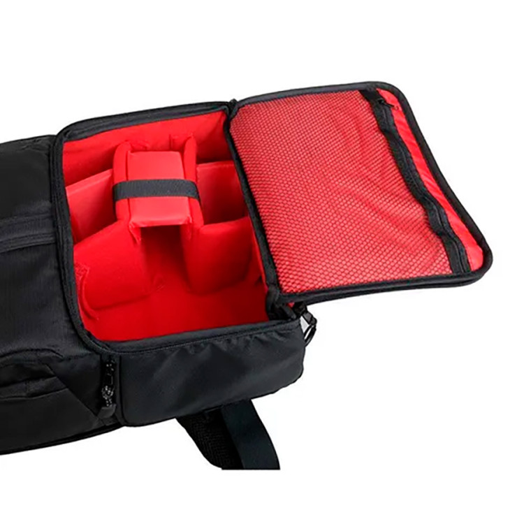 Mochila Easy EC-8879-L para equipamento fotográfico (Fundo Vermelho)