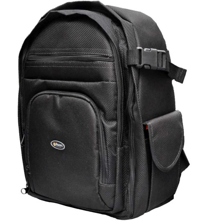 Mochila ikon NCA593/A para câmera DSLR, lentes e notebook