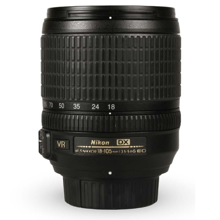 Objetiva Nikon AF-S NIKKOR 18-105mm f3.5-5.6G ED VR DX - USADA