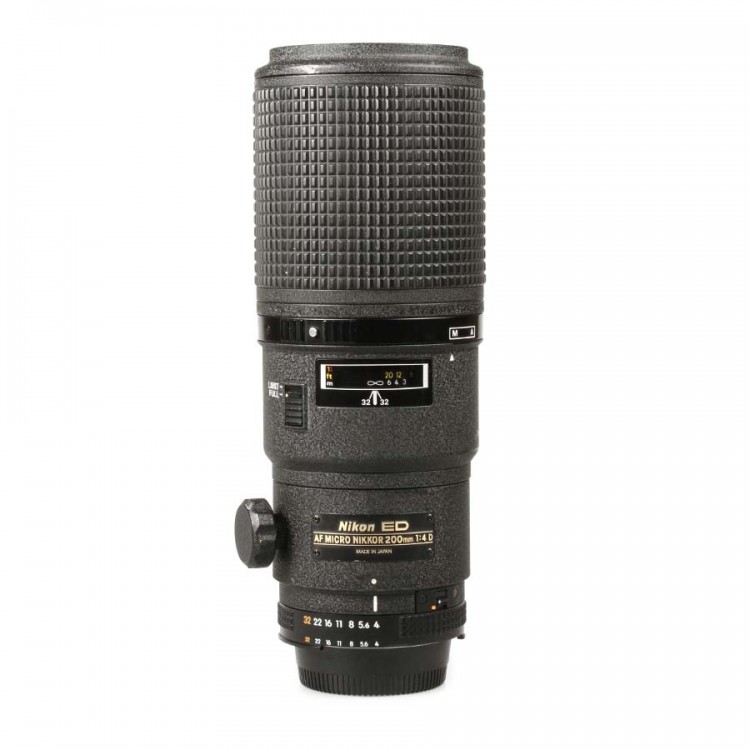 Objetiva Nikon AF NIKKOR 200mm f4D Micro IF-ED - USADO