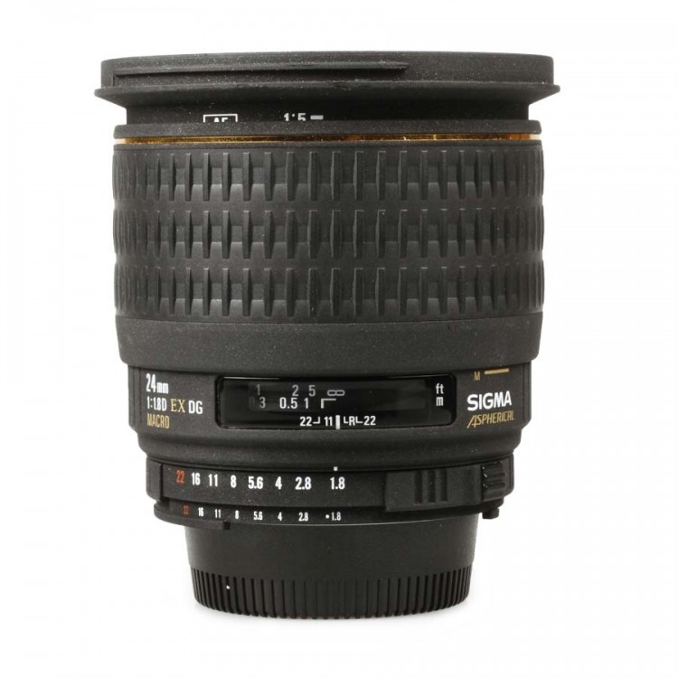 Objetiva Sigma 24mm f1.8D EX DG MACRO (Nikon F) - USADA
