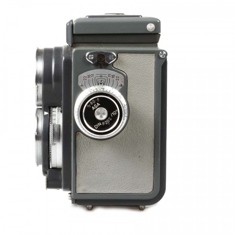 Câmera analógica médio formato Rolleiflex 4x4 Baby (K5) Xenar 60mm f3.5 - USADA