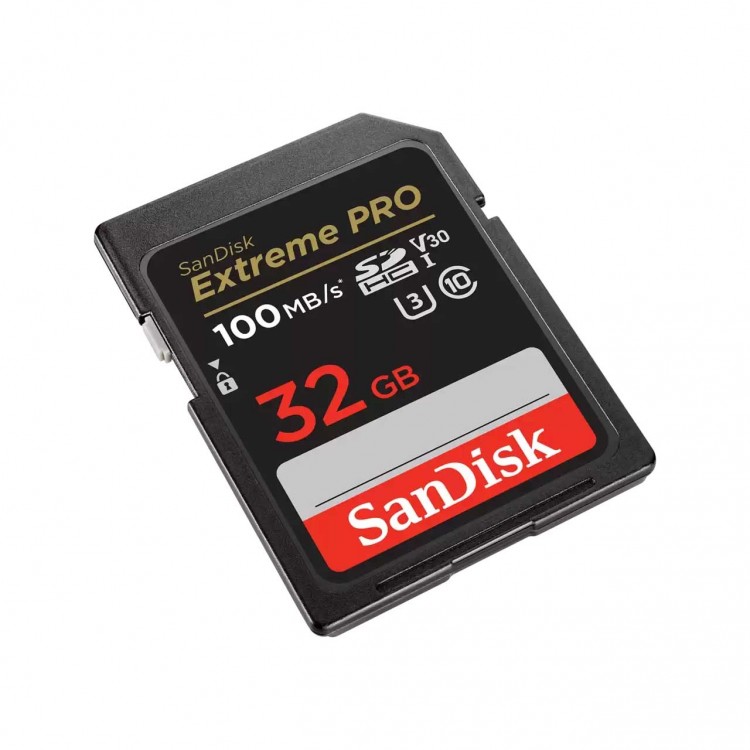 Cartão SDHC SanDisk Extreme PRO UHS-I 32GB - 100MB/s (V30)