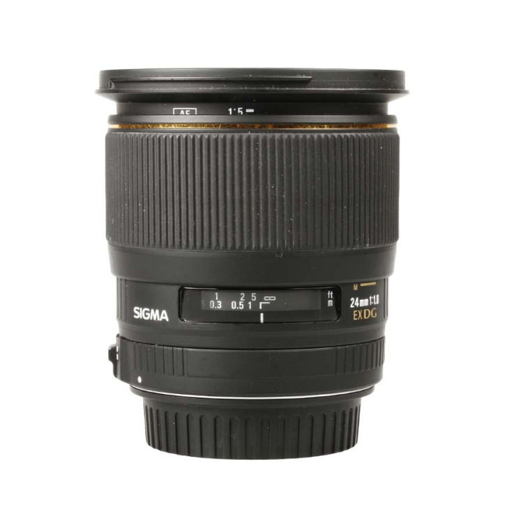 Objetiva Sigma 24mm f1.8D EX DG MACRO (Canon EF) - USADO