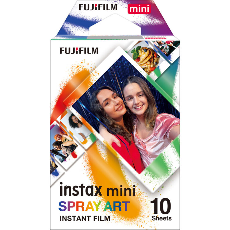 Kit câmera Instantânea Fujifilm instax mini 12 LILÁS CANDY + bolsa + filme spray com 10 fotos