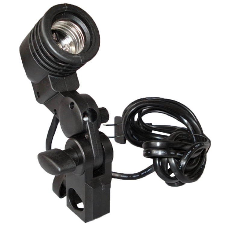 Soquete Greika PK-SE27 para lâmpada E27 com suporte para sombrinha (bivolt)