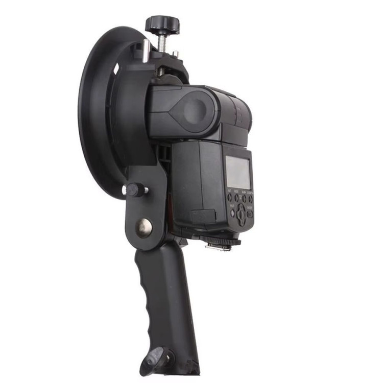 Suporte para flash dedicado Tipo-S com encaixe Bowens