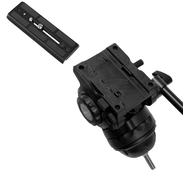 Tripé Kingjoy VT-2100L + VT-3530 com cabeça para vídeo - Suporta até 15 kg