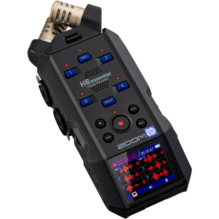 Gravador digital de áudio Zoom H6essential