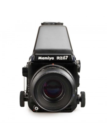 Câmera analógica médio-formato Mamiya RZ67 com lente 110mm + visor - USADA