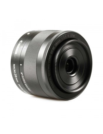 Objetiva Canon EF-M 28mm f3.5 Macro IS STM - USADA