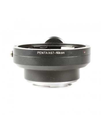 Anel Adaptador - Lente Pentax 67 em câmera Nikon F