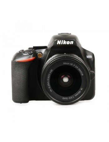 Câmera DSLR Nikon D3500 com lente AF-P 18-55mm VR - USADO (513 disparos)