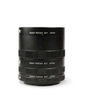 Kit de tubos extensores Asahi Pentax 6x7 com 3 peças - USADOS