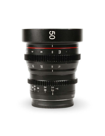 Objetiva Meike 50mm T2.2 Cine (micro 4/3) - USADA