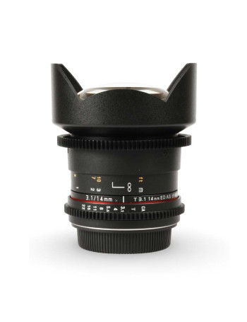 Objetiva Samyang 14mm T3.1 VDSLRII Cine (Canon EF) - USADO