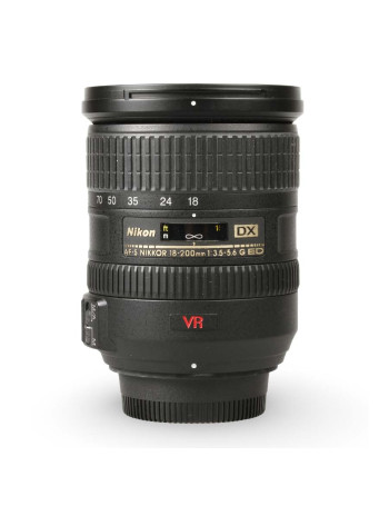 Objetiva Nikon AF-S NIKKOR 18-200mm f3.5-5.6G ED VR DX - USADO