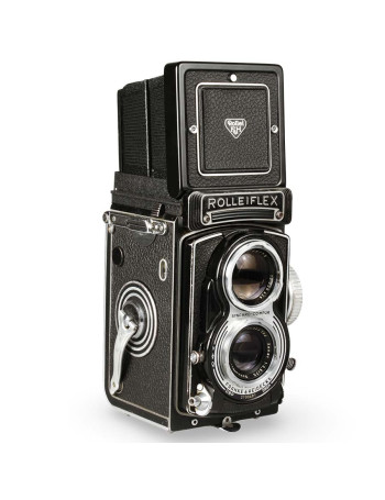 Câmera analógica TLR Rolleiflex T model 1 Xenar 75mm f3.5 - USADO