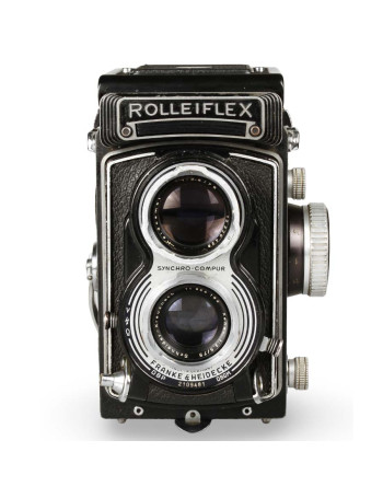 Câmera analógica TLR Rolleiflex T model 1 Xenar 75mm f3.5 - USADO