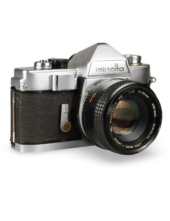 Câmera analógica 35mm Minolta SR-1 com lente 50mm f1.7 - USADO