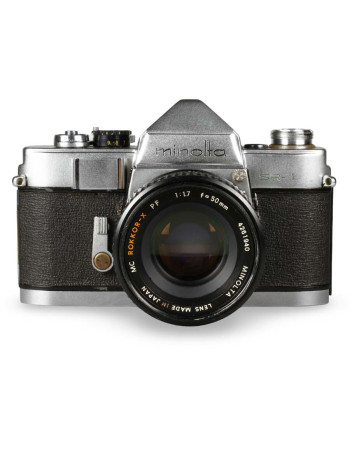 Câmera analógica 35mm Minolta SR-1 com lente 50mm f1.7 - USADO