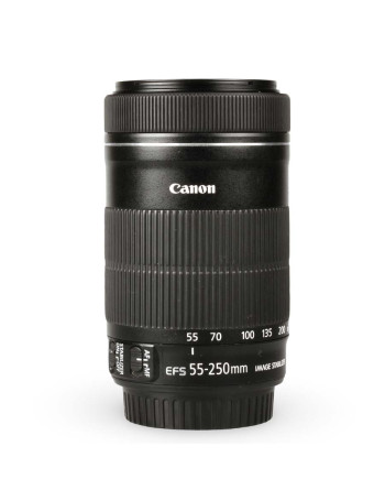 Objetiva Canon EF-S 55-250mm f4-5.6 IS STM - USADO