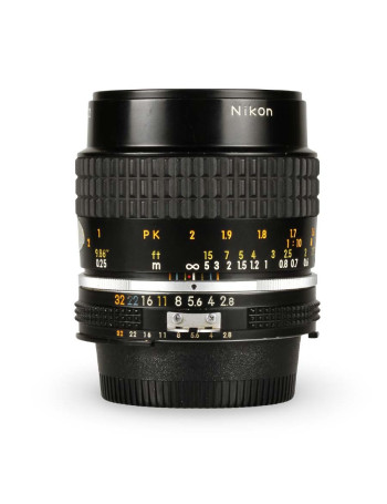 Objetiva Nikon AI-S Micro-NIKKOR 55mm f2.8 - USADO