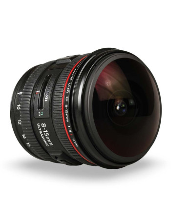 Objetiva Canon EF 8-15mm f4L Fisheye USM - USADO