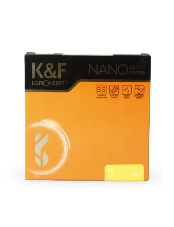 Filtro Polarizador K&F Concept Nano-Series 95mm - USADO