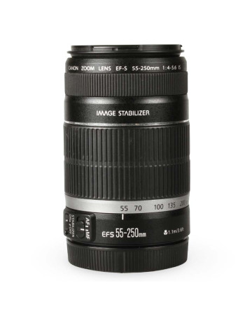 Objetiva Canon EF-S 55-250mm f4-5.6 IS - USADA