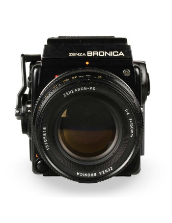 Câmera analógica médio formato Zenza Bronica SQ-B com lente 150mm f4 + brindes - USADO
