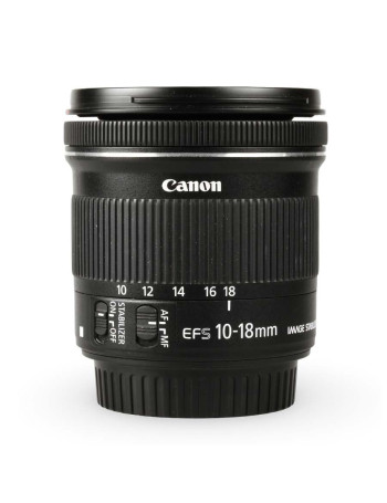 Objetiva Canon EF-S 10-18mm f4.5-5.6 IS STM - USADO