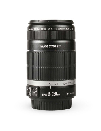 Objetiva Canon EF-S 55-250mm f4-5.6 IS - USADO