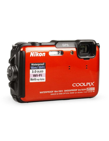 Câmera compacta Nikon Coolpix AW110 (LARANJA) - USADO