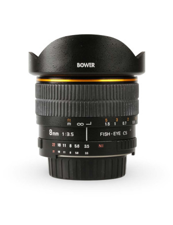 Objetiva Bower 8mm f3.5 CS Fisheye (Nikon F) - USADA