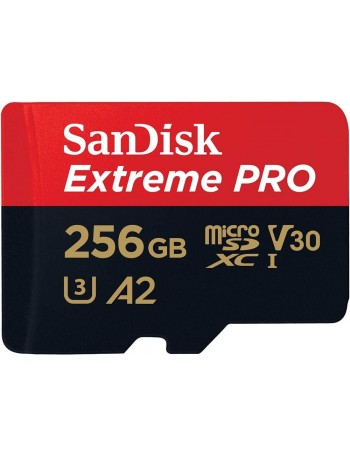 Cartão microSDXC Sandisk UHS-I Extreme PRO 256GB - 170MB/s