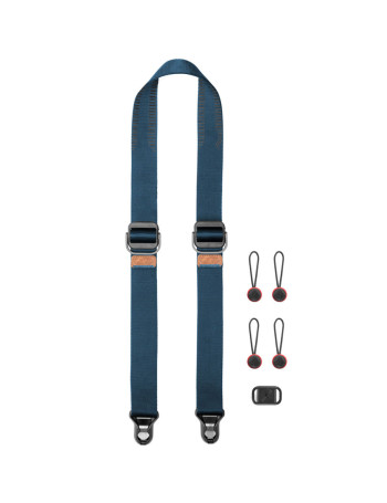 Alça de pescoço Peak Design Slide Lite SLL-MN-3 com sistema de liberação rápida (AZUL)
