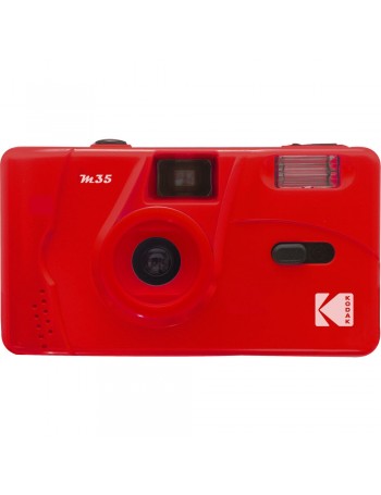 Câmera analógica compacta 35mm Kodak M35 com flash (VERMELHO ESCARLATE)