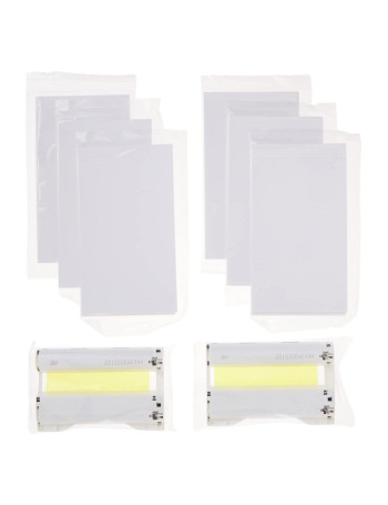Kit papel e tinta Canon RP-108 para impressoras SELPHY (108 folhas)