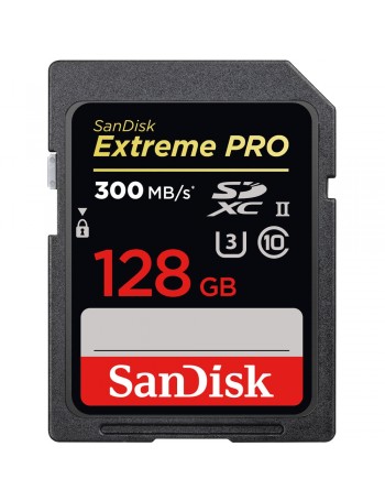 Cartão SDXC SanDisk Extreme PRO 128GB - 300MB/s