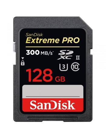 Cartão SDXC SanDisk Extreme PRO UHS-II 128GB - 300MB/s (V90)