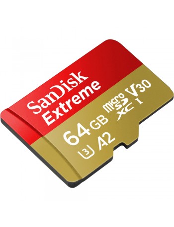 Cartão microSDXC Sandisk UHS-I Extreme 64GB - 170MB/s