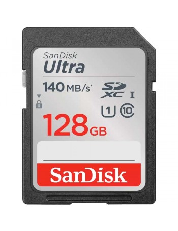 Cartão SDXC Sandisk UHS-I Ultra 128GB - 140MB/s