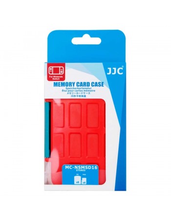 Estojo rígido JJC MC-NSMSD16 para cartucho de Nintendo Switch e cartão microSD (Laranja)